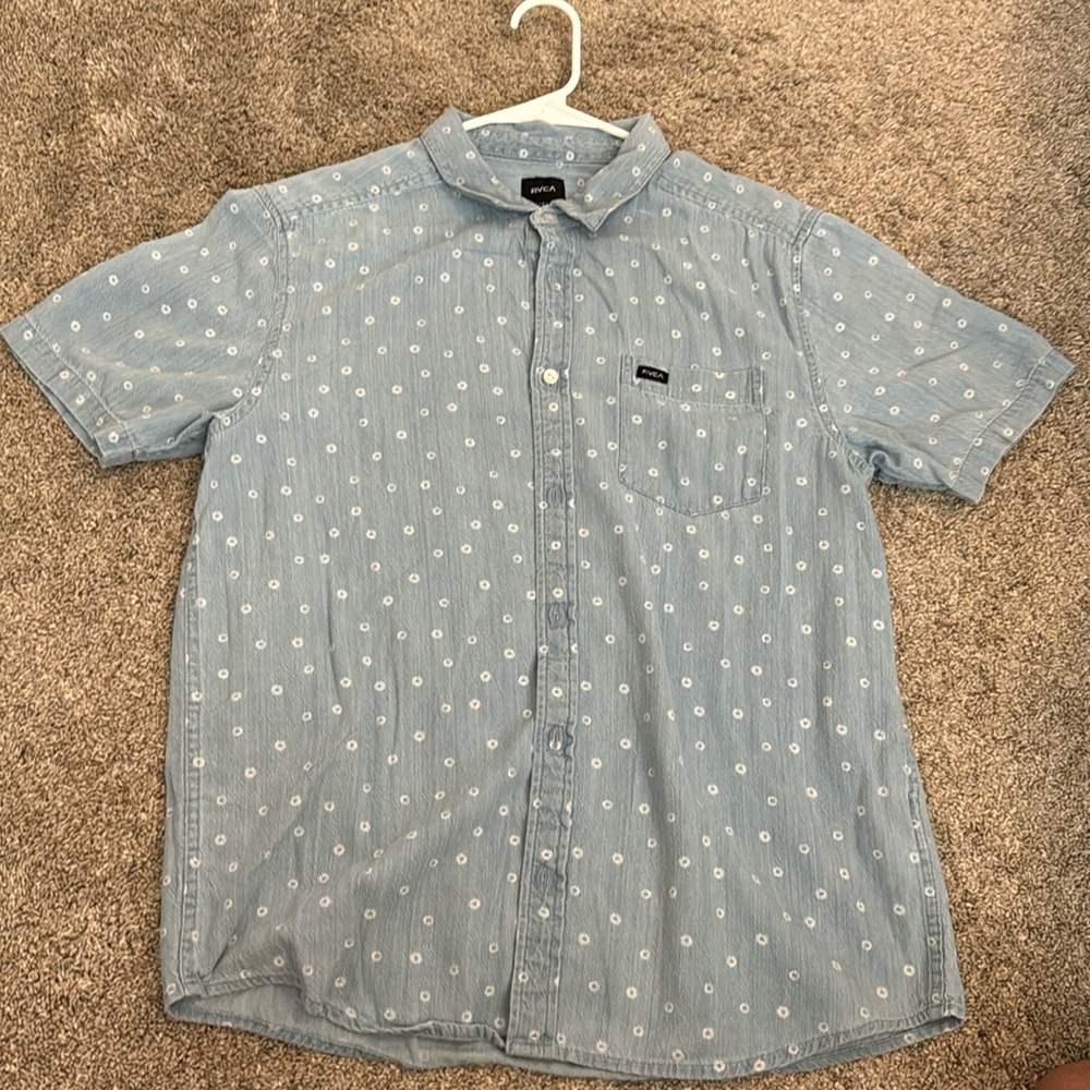 Rvca Cotton Button Down - image 1